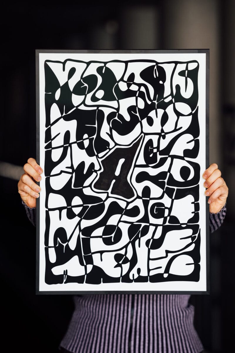 Zeefdruk: All I wanna do is make letters | Laura Ketting